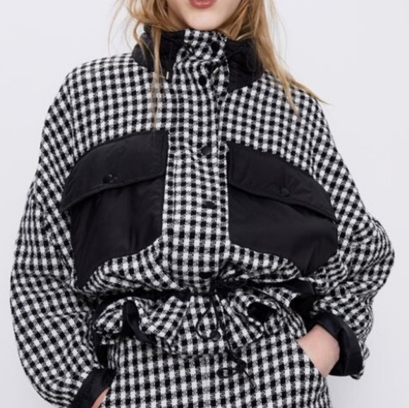 Zara Jackets & Blazers - Zara Contrasting Tweed Jacket